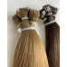 Top grade virgin raw Russian hair Flat tips human hair extensions Pre bonded Customized Color Straight Flat Tip Hair