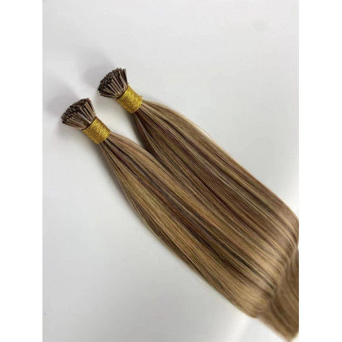 Best quality European hair extension cuticle aligned virgin hair double drawn I Tip human hair extensions